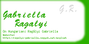 gabriella ragalyi business card