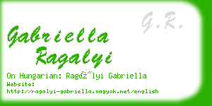 gabriella ragalyi business card